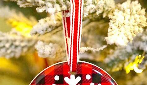 Personalized Christmas Ornaments Cricut