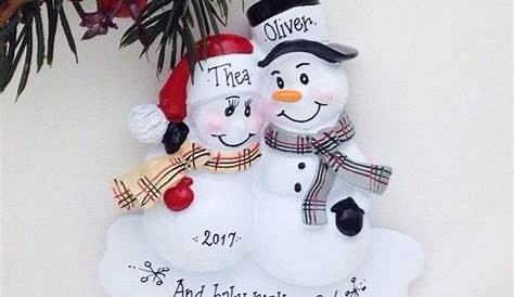 Expecting Parents Personalized Christmas Ornament / New Parents