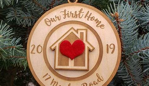Personalized Christmas Ornaments First Home