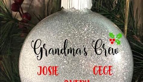 Personalized Christmas Ornaments Grandparents