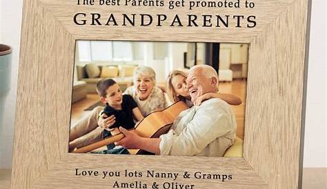 Grandparents Picture Frame Personalized Grandparents Photo Etsy