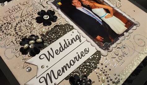 Wedding scrapbook album Modern Memory book Personalized photo album