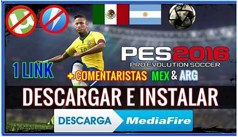 PES 2016: Descargar E Instalar Español PC Sin Utorrent 1 Link MEDIAFIRE