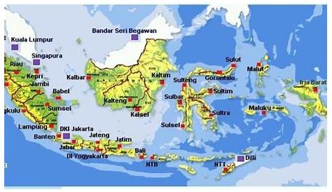 Daftar 34 nama provinsi di indonesia dan Ibukota Lengkap dari sabang