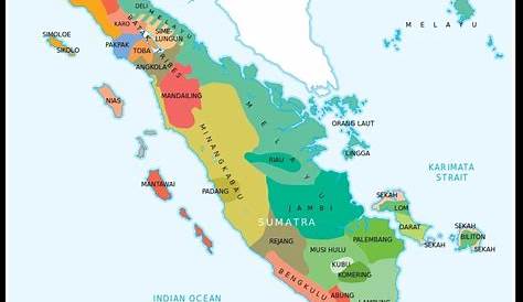 Peta Provinsi di Pulau Sumatera Terbaru Gambar HD Lengkap Keterangannya