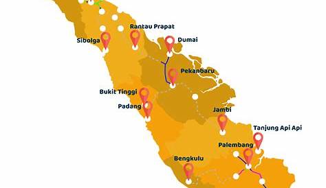 Sumatra - Carte linguistique / Linguistic map