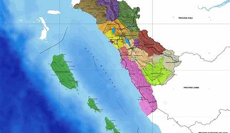Peta Sumatera Barat Lengkap Beserta Keterangan dan Gambarnya