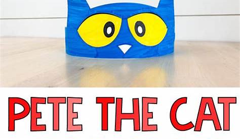 Pete The Cat Headband Craft [Free Template] Preschool crafts