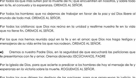 Oración para Realizar las Peticiones a los Difuntos Fallecidos Queridos