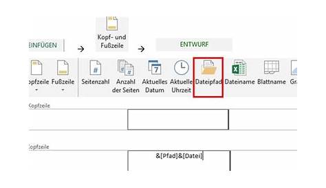 Excel-Tipp Dateinamen und Dateipfad in Kopfzeile anzeigen | Controlling