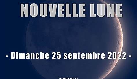 Calendrier lunaire Septembre 2020 - Phases lunaires