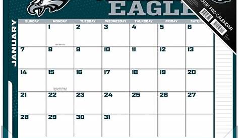 NFL Philadelphia Eagles Monthly Planner