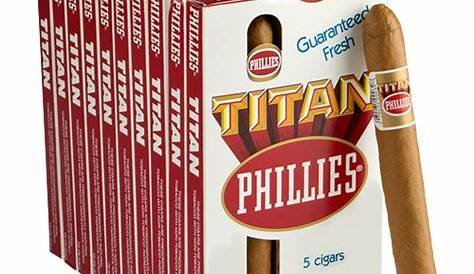 Titan Phillies Cigars | Machine Made Cigars | JRCigars