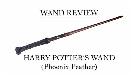 My wand: Cherry wood, Phoenix feather, 15' inches, firm Harry Potter
