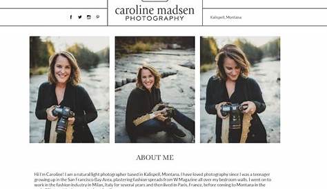 11 Tips To Create A Photographer About Me Page (With Examples)