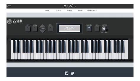 Teclado Virtual - Piano Virtual tocar Online