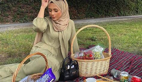 Picnic Outfit Spring Hijab