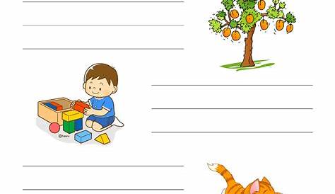 Picture Composition For Class 2 - PICTURE COMPOSITION - ESL worksheet