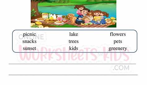 Picture Composition Worksheet – Grade 1 - Dasshera | Picture