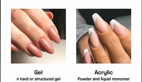 Picture Of Gel Nails Vs Acrylic Ultimate Decisionmaking Guide