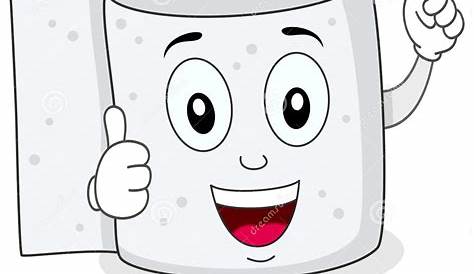 Toilet Paper Clipart #1225707 - Illustration by lineartestpilot