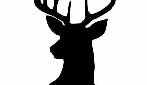 Deer Head Outline Drawing at PaintingValley.com | Explore collection of