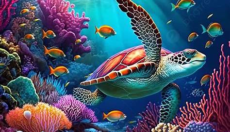 Beautiful Ocean And Marine Life Full Of Colors ~ Whatz More