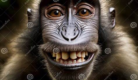 Funny Monkey Chimpanzee Brown Face Expression HD Funny Monkey