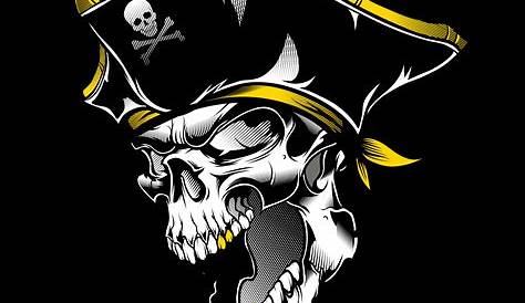 Pirate Skull on Behance | Pirate skull, Skull, Pirates