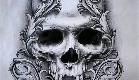 skull with rose tattoo design - Clip Art Library