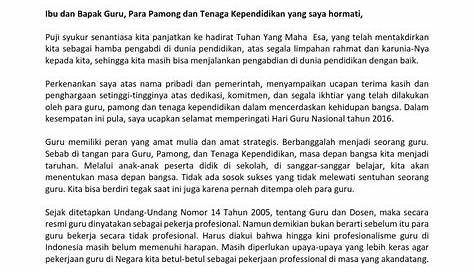 Contoh Teks Pidato Sambutan Ketua Panitia Hari Kartini - tukaffe.com