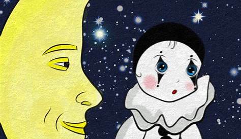 Pierrot et la lune | Etsy