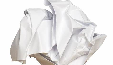 Pile of Crumpled Sheets of Paper Isolated Stock Photo - Image of paper