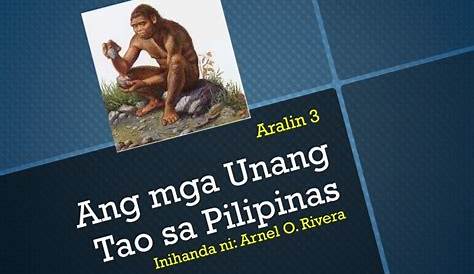 AP 5 Pinagmulan ng mga Unang Pangkat ng Tao sa Pilipinas - YouTube