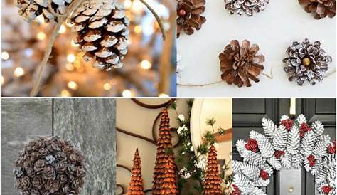 Pine Cone Crafts Christmas Decorations