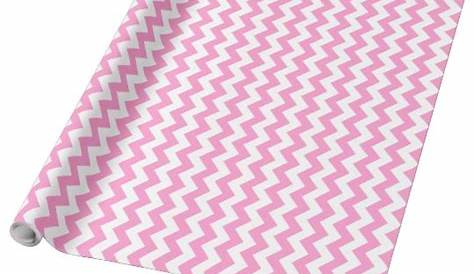 Hot Pink and White Extra Large Chevron Wrapping Paper | Zazzle.com in