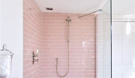 Pink Bathroom Tiles Floor