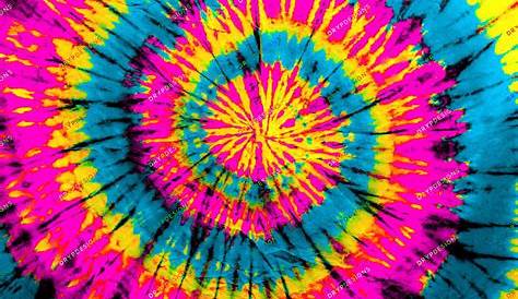 Yellow Blue and Pink Tie Dye Textile · Free Stock Photo