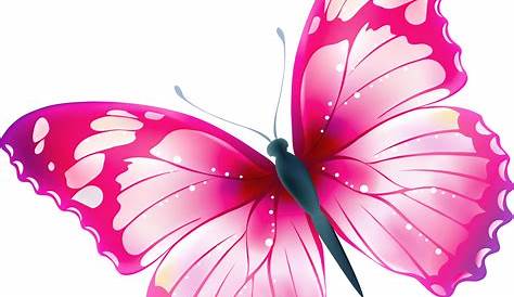 Download Pink Butterflies Clipart - Transparent Butterfly Clip Art - HD