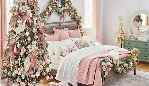 Pink Christmas Decorations For Bedroom