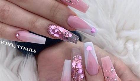Pink Chrome Nails Coffin Shape 35 Beautiful Acrylic Design 1To Be A
