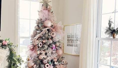 Pink Decorated Xmas Trees