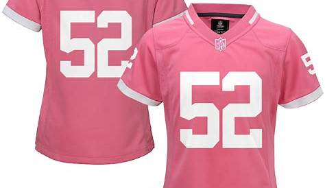 Girls Youth Green Bay Packers Clay Matthews Pink Bubble Gum Jersey