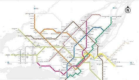 Pink Line Metro Map Montreal Projects , HD