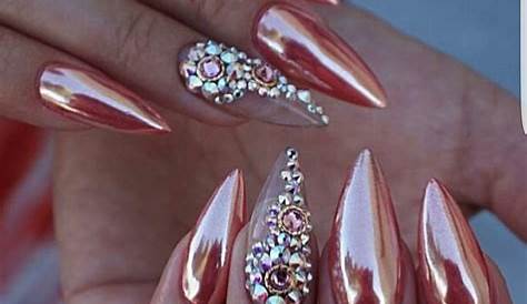Pink Nails Gold Tips 𝓜 On Twitter In 2021 French Tip