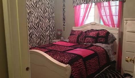 Pink Zebra Decorations Bedroom