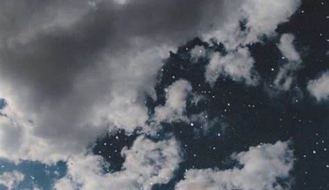 Background Awan Aesthetic Pin Di Langit Awan Senja Bulan Bintang Dan