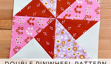 Easy 2 minute pinwheel quilt block tutorial Sewn Up