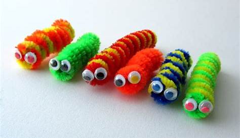Pipe Cleaner Caterpillar Diy Easy Crafts