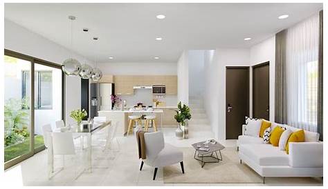 Residence One Kitchen - #modelhomes Living Room Dining Room Combo